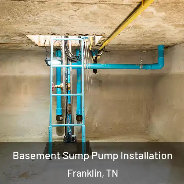  Basement Sump Pump Installation Franklin, TN