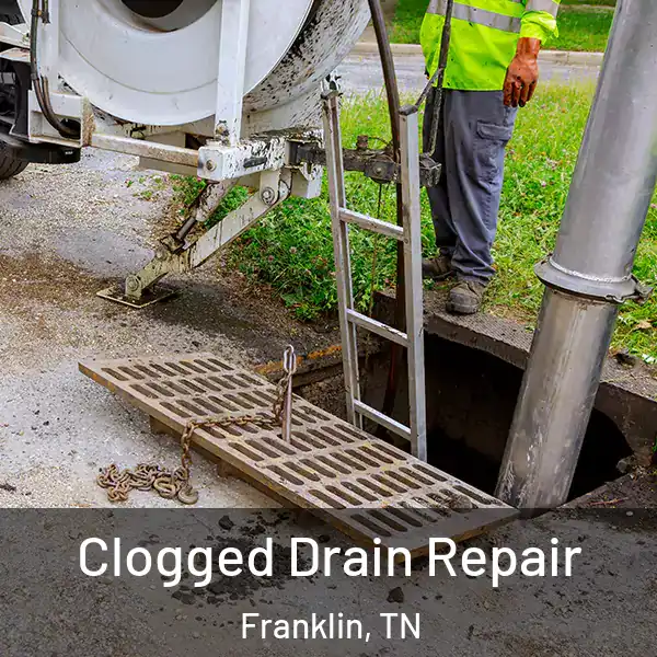  Clogged Drain Repair Franklin, TN